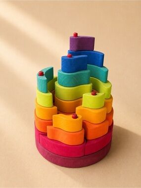 Retired Grimm’s Sevensteps Stacking Mountain Tower
